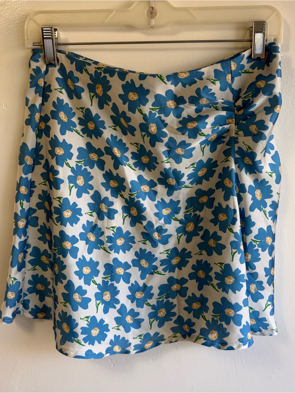 Free People Blue Floral Mini Skirt size 4